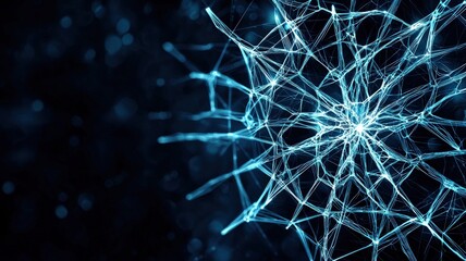 Glowing AI-generated ice formations, futuristic fusion of digital patterns and nature-inspired fractals, cyber-crystal aesthetic