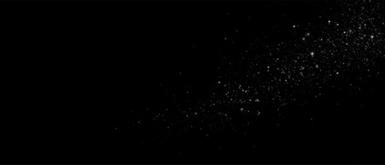 Shimmering Dust. Bokeh Lights. Festive Designs.White png dust light. Bokeh light lights effect background. Christmas background of shining dust. Christmas glowing light confetti and spark overlay.