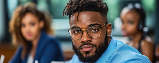 Empowering Global Finance A vibrant image showcasing a multicultural team collaborating during a remote finance meeting, leveraging real-time data analytics for strategic decision-making Visualize