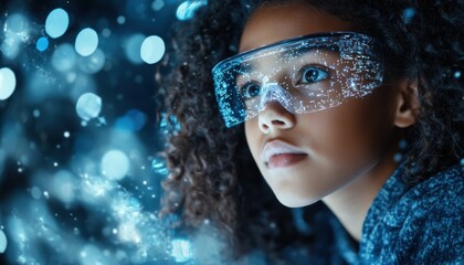 Explore the Future of Work A Diverse Group Navigating Augmented Reality in a Remote Environment Witness the innovative use of modern technology, fostering seamless collaboration and communication