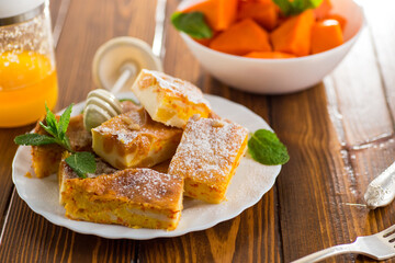 Fragrant Pumpkin Casserole with Powder