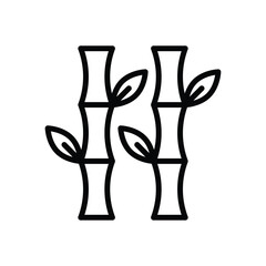 Bamboo Vector icon