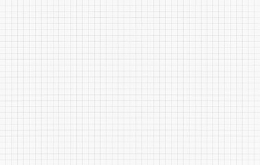 White blank notebook sheet with grid