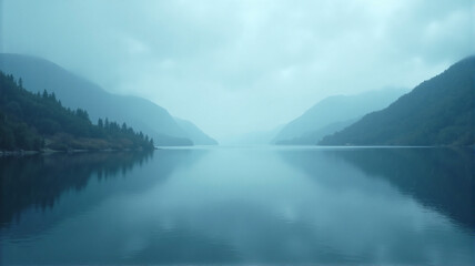 Fototapeta premium lake in the mountains