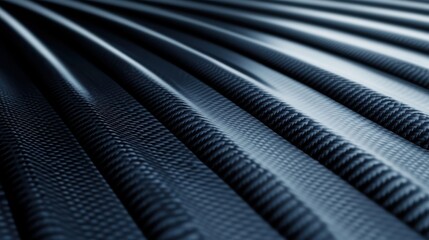 Sleek dark blue carbon fiber texture