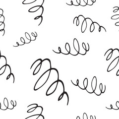 children doodle Drawings vector seamless pattern graphics doodle Hand drawn Illustration base for textile Design tableware and printing