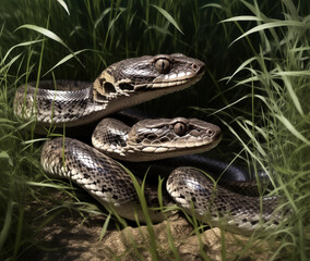 Fototapeta premium vibora , ia, realismo, animal, reptil