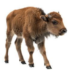 Fototapeta premium baby buffalo photo png, transparent background