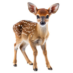 Obraz premium baby deer photo png, transparent background