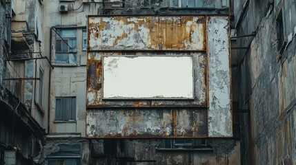 Naklejka premium Wall Sign Mockup On Historical Building