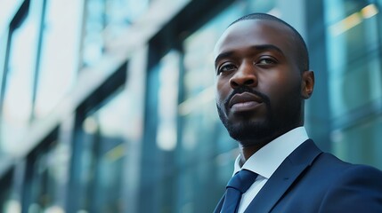 A business executive using AI-driven biometric authentication to access classified corporate data.