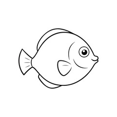 Discus Fish vector illustratio