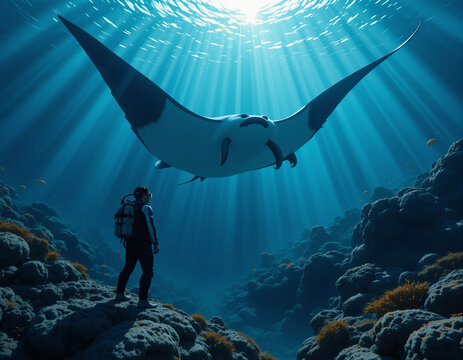 Graceful Gliders: The Beauty of Stingrays and Manta Rays
