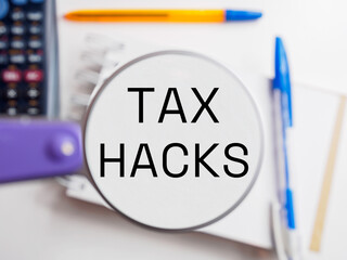 Tax Hacks title term meaning taxes economics © daniiD