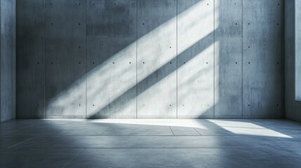 Obraz premium Modern interior design of living room with empty concrete wall background