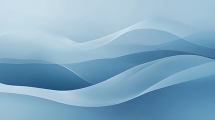 Fototapeta premium A soft, dreamy blue background with subtle white highlights and dark edging. The colors blend together to create a gentle gradient effect 