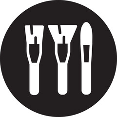 Paint Brush  glyph icon