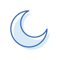 Moon Vector icon