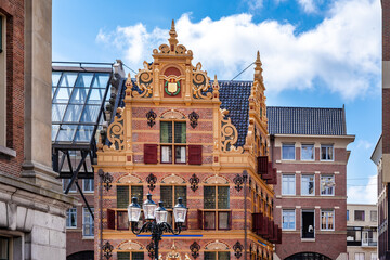 Goudkantoor (Goldenes Büro), a lively and picturesque location with outdoor seating and historical...