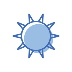 Sun Vector icon