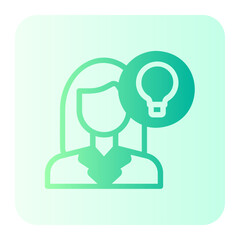 Idea gradient icon