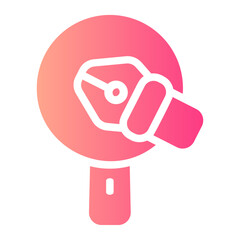 magnifying glass gradient icon