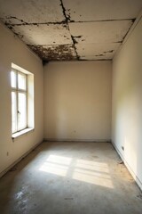 Sunlit Room in a Derelict Building Awaiting Renovation A Space Filled with Potential
