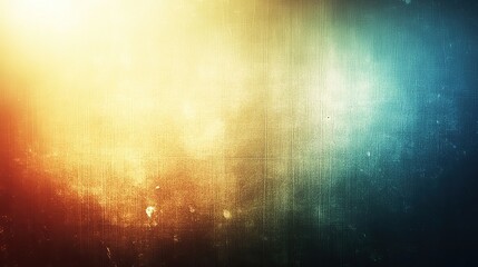 Fototapeta premium Warm and cool tones blend in textured abstract background