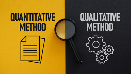 Quantitative method and qualitative method research
