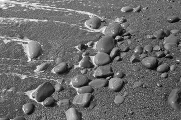 Santorini - The detail of pemza from Red beach.