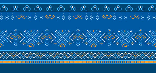 pixeltraditional blue