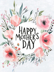 elegant floral greeting background