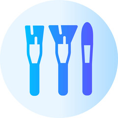 Paint Brush  gradient icon