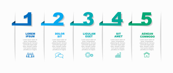 Infographic design template with place for your data. Vector illustration.