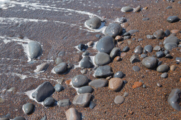 Santorini - The detail of pemza from Red beach.