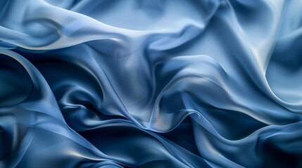 Fototapeta premium An abstract cold blue background with subtle motion blur creates a mesmerizing technological atmosphere, evoking a sense of innovation and futuristic advancement, as dynamic interplay of shades