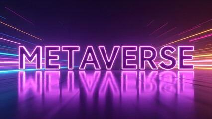 Obraz premium The future of the meta-universe space