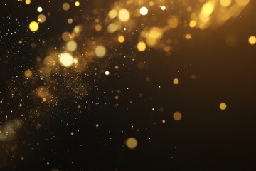 Obraz premium Futuristic abstract wave dot particle background isolate, Abstract background with a wave of dots on black, vector illustration. Design element for a banner