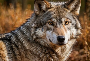 Fototapeta premium calm wolf