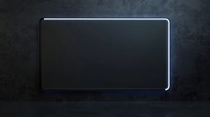 A sleek futuristic frame with a minimal white border, designed to enhance any image or text