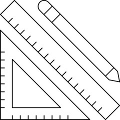 Studying Geometry icon single vector illustration