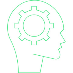 Logic icon single vector illustration