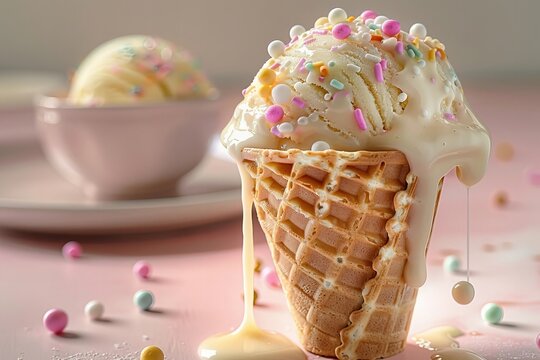 Overhead view of a red speech bubble highlighting critical updates on a red backdrop, representing various communication channels such as s media chats, text notifications, and subscription alerts. - Powered by Adobe