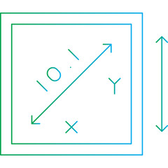 Measurement Calculation icon single vector illustration
