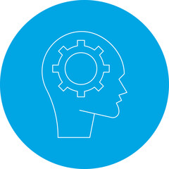 Logic icon single vector illustration