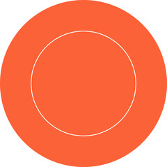 Circle icon single vector illustration