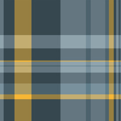 Subtle yet striking muted blue and gold plaid pattern.  Perfect for textile designs, website backgrounds, or adding a touch of sophisticated texture to your projects.