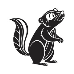 vector illustration of a black and white teapot