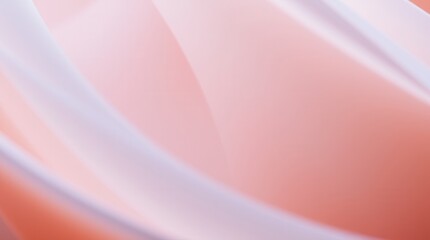 Gentle waves of salmon and lilac create a soft, abstract background with a calming, dreamy effect.