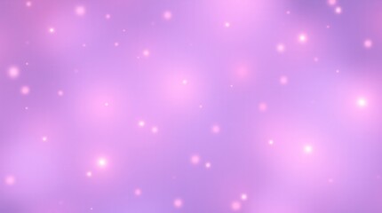 Fototapeta premium Pastel lavender backdrop featuring soft glowing orbs of light creates a magical and dreamy scene.